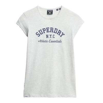 Dames-t-shirt superdry athletic essential slub