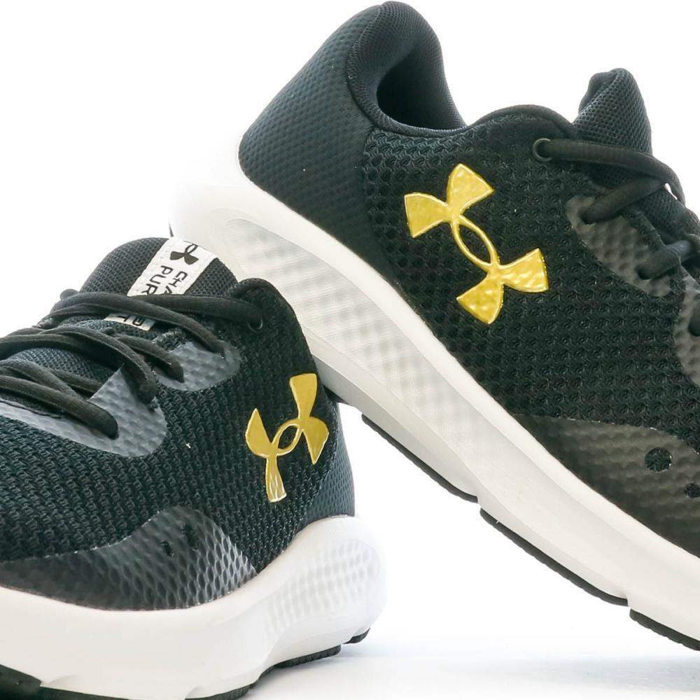 Zapatillas running hombre Under Armour Charged Pursuit 3 negras/doradas 7/7