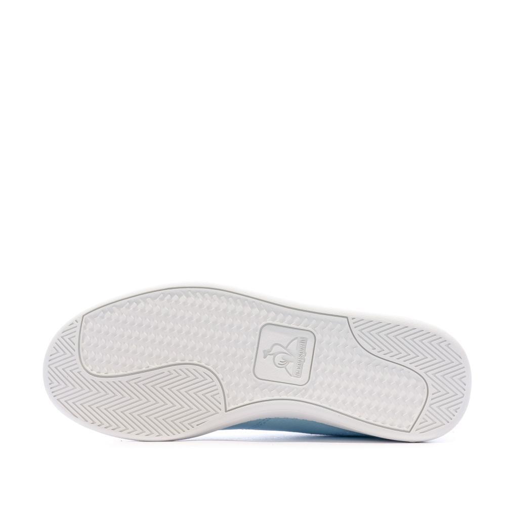 Baskets Bleues Femme Le Coq Sportif Court One 5/7