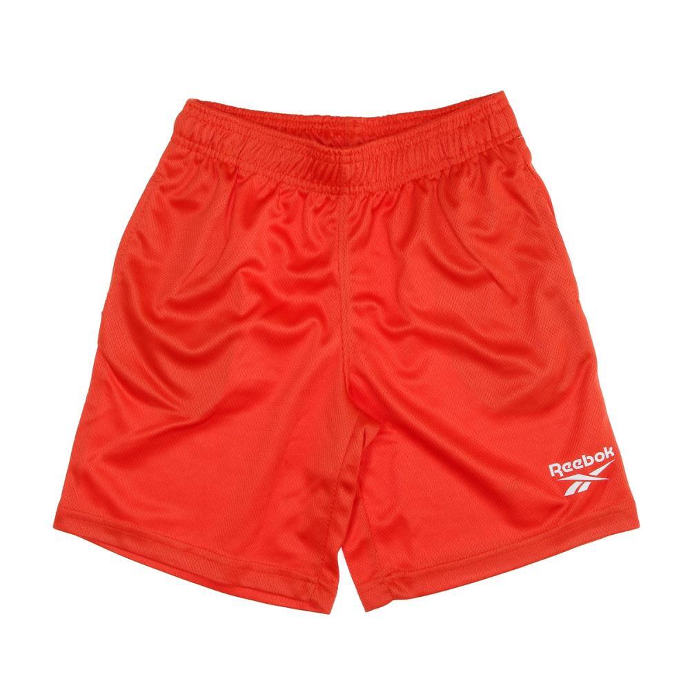 Short de Basketball Rouge Enfant Reebok 2/2