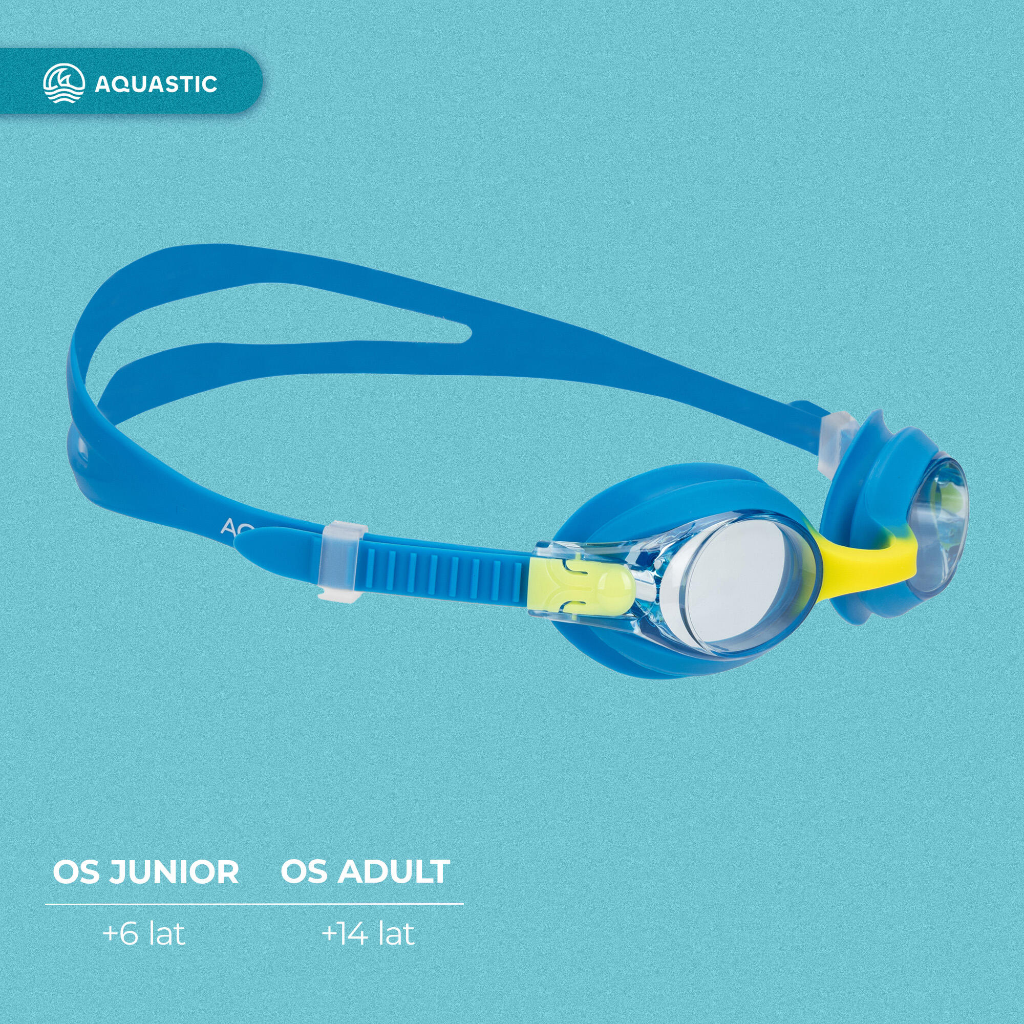 Lunettes de natation enfant AQUASTIC Tunny 2/7