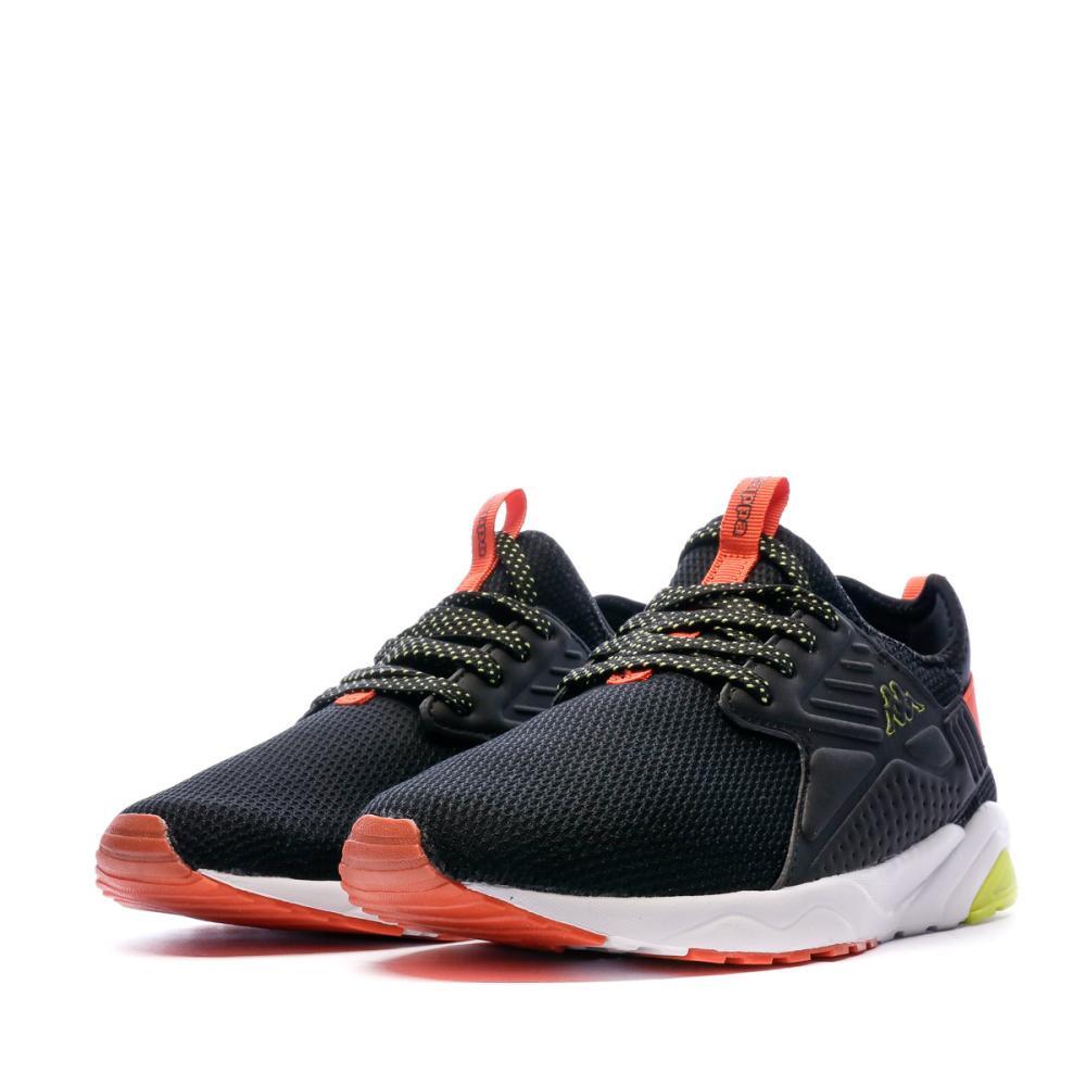 Sneakers garçon San Puerto Lace noir 6/7