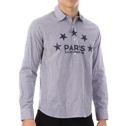 PSG Chemise à Rayures Marine Homme PSG 109