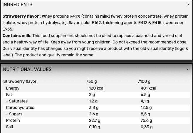 Whey isolate - Delicious Whey Protein - Fraise 3/5