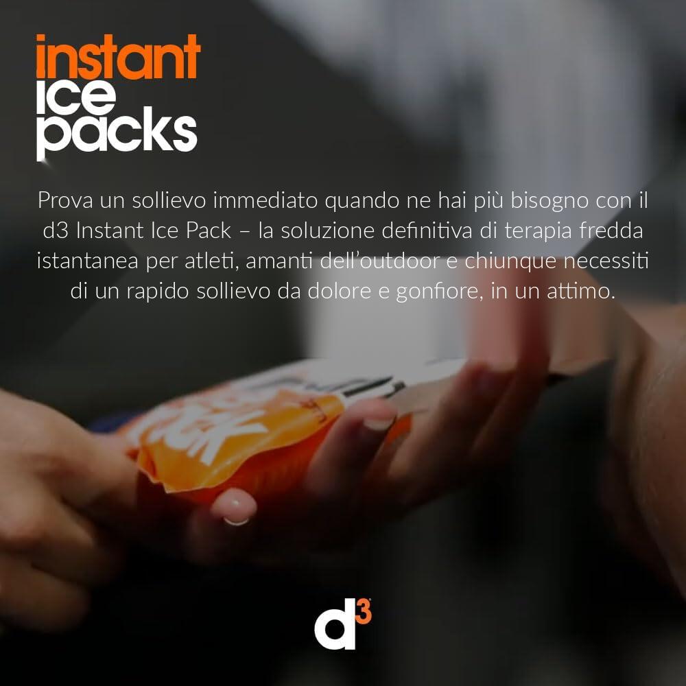 D3 Ghiaccio Istantaneo [12PZ] Impacco Freddo Monouso per Traumi Contusioni Sport 5/5