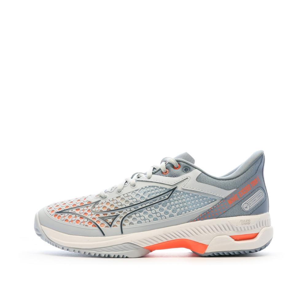 Mizuno Women's Wave Exceed Grey Tennis Shoes