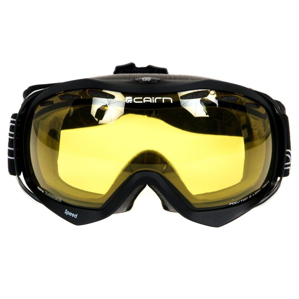 Cairn Speed SPX1 Ski Goggles - Black/Yellow