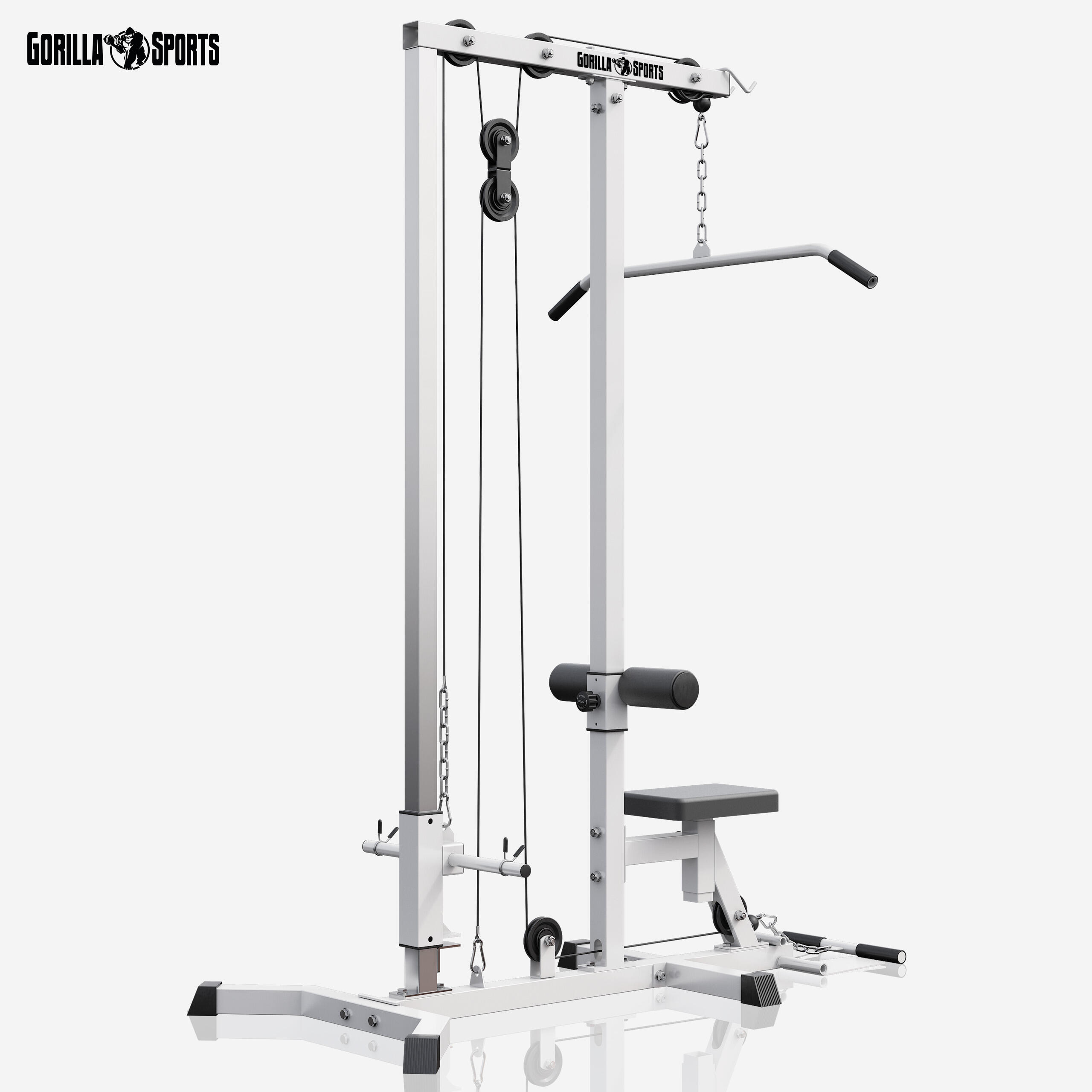 Station Tirage Musculation - LAT Pulldown Machine, Musculation Dos, Ajustable 7/7