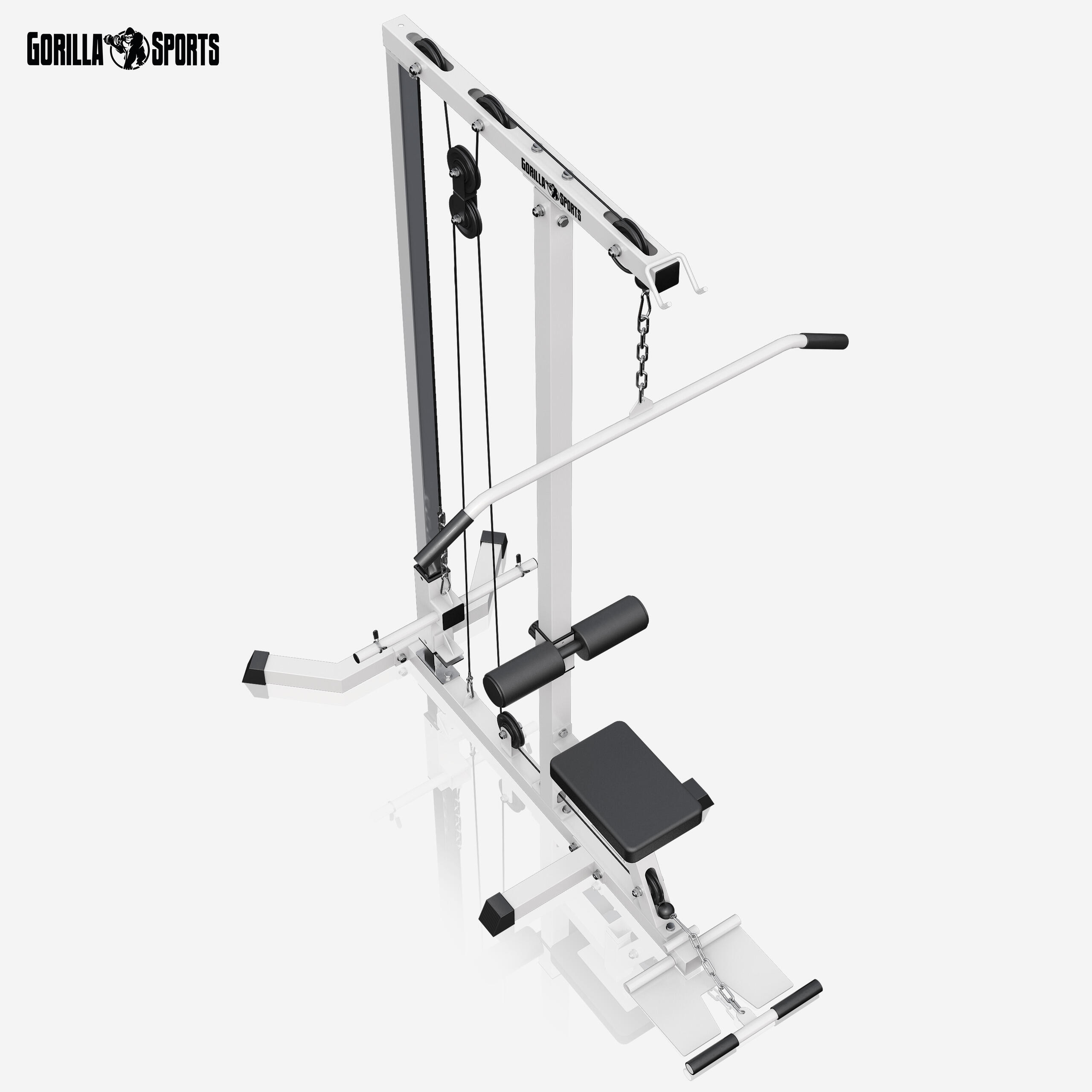 Station Tirage Musculation - LAT Pulldown Machine, Musculation Dos, Ajustable 6/7
