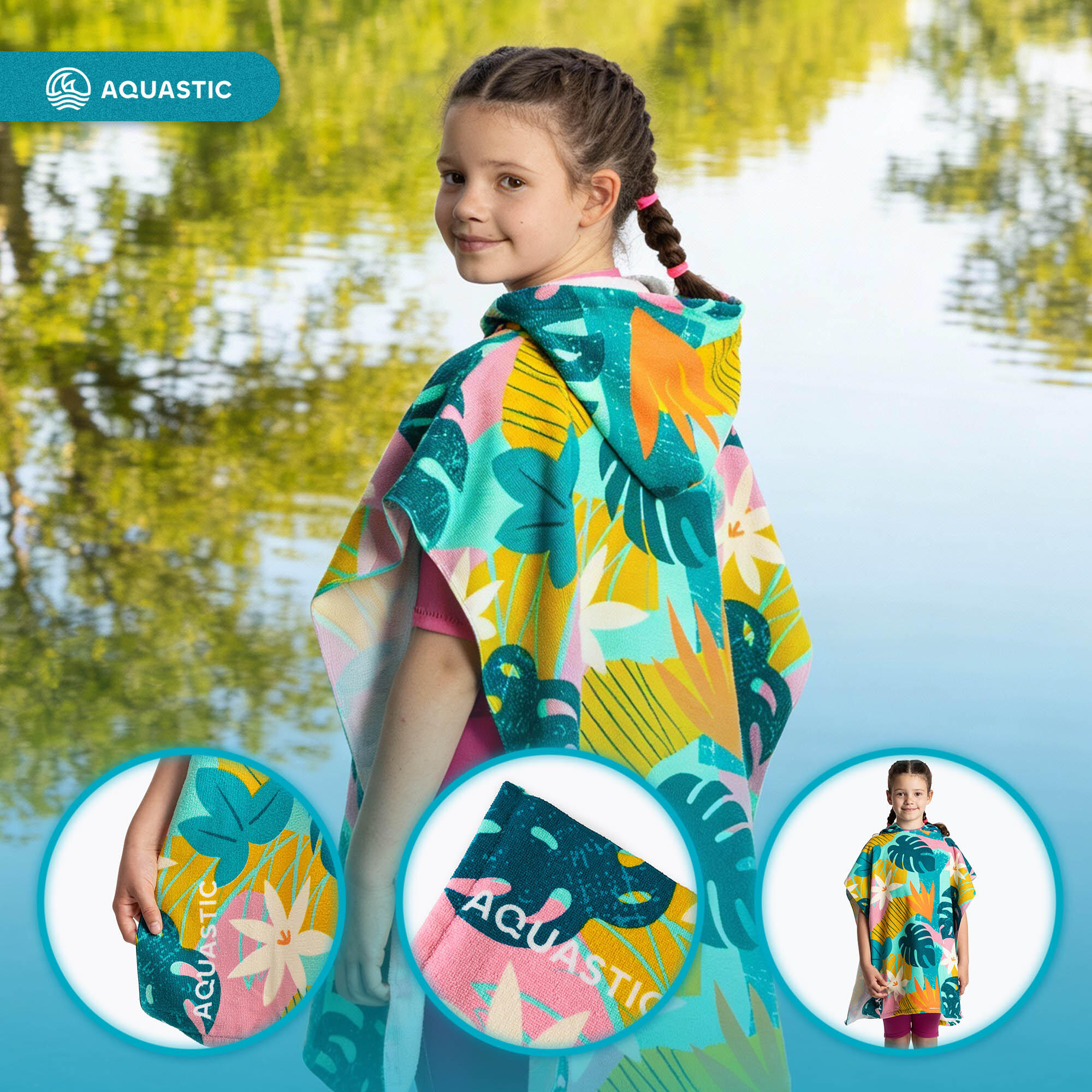 Poncho pour enfants AQUASTIC Sunny JR 3/7