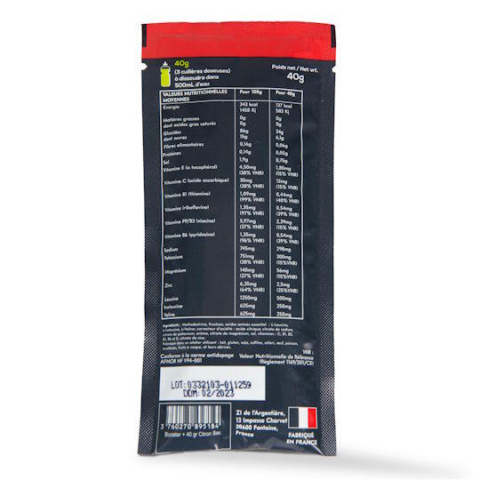 Boisson énergétique isotonique - Sachet Booster+ 40 gr Citron 2/7