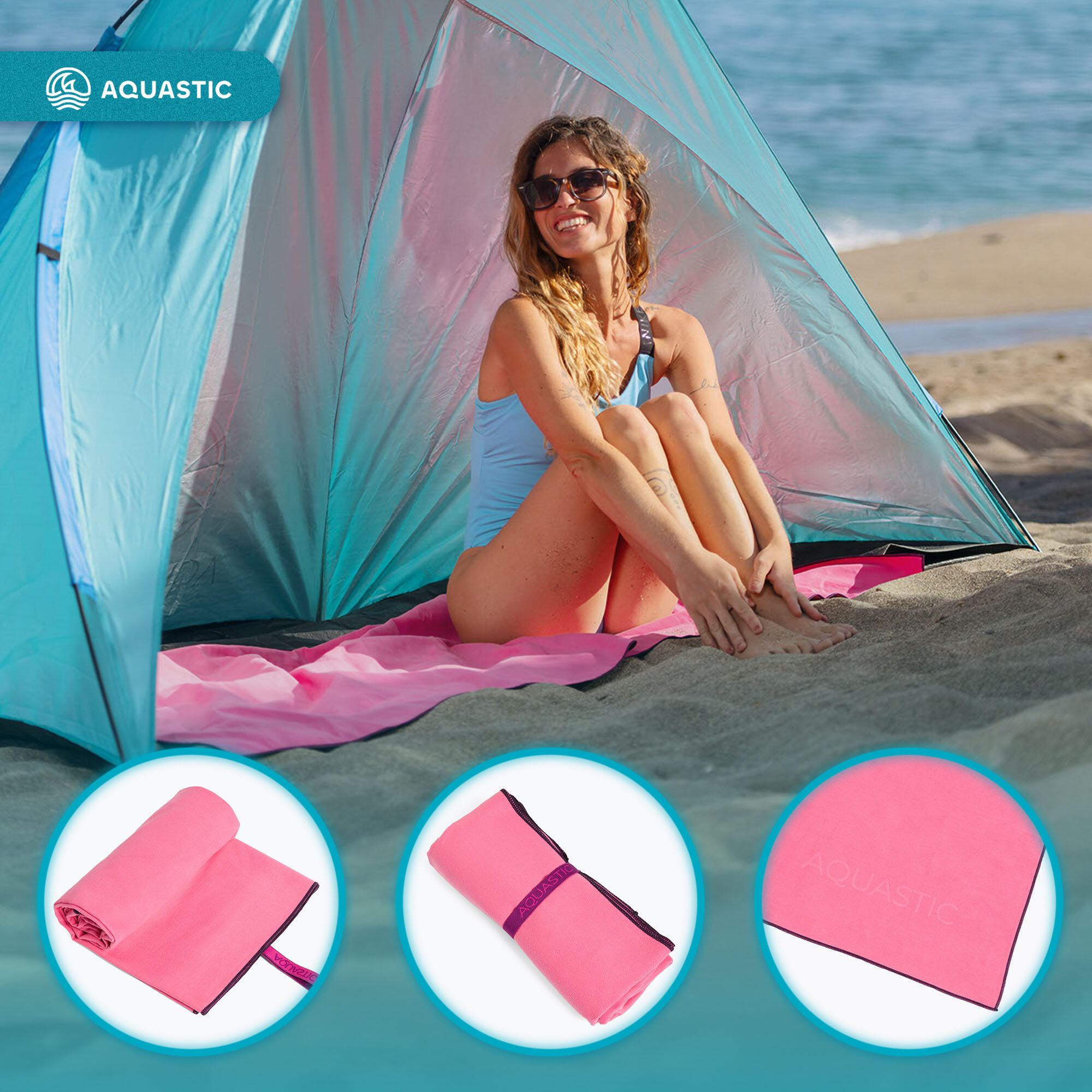 Serviette à séchage rapide AQUASTIC Havelu 3/7