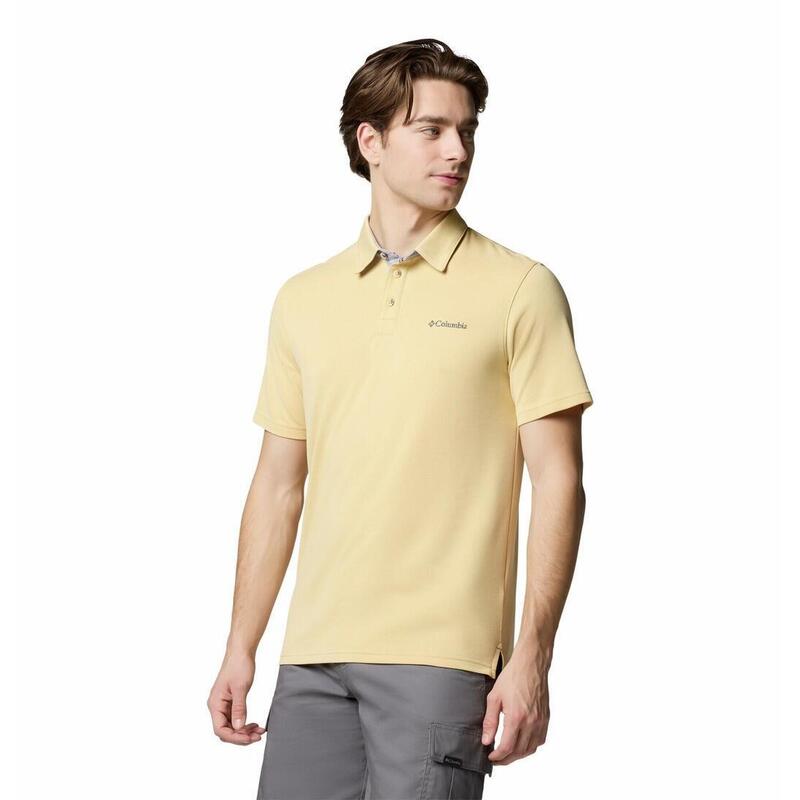 Tricou polo Columbia Nelson Point mânecă scurtă galben