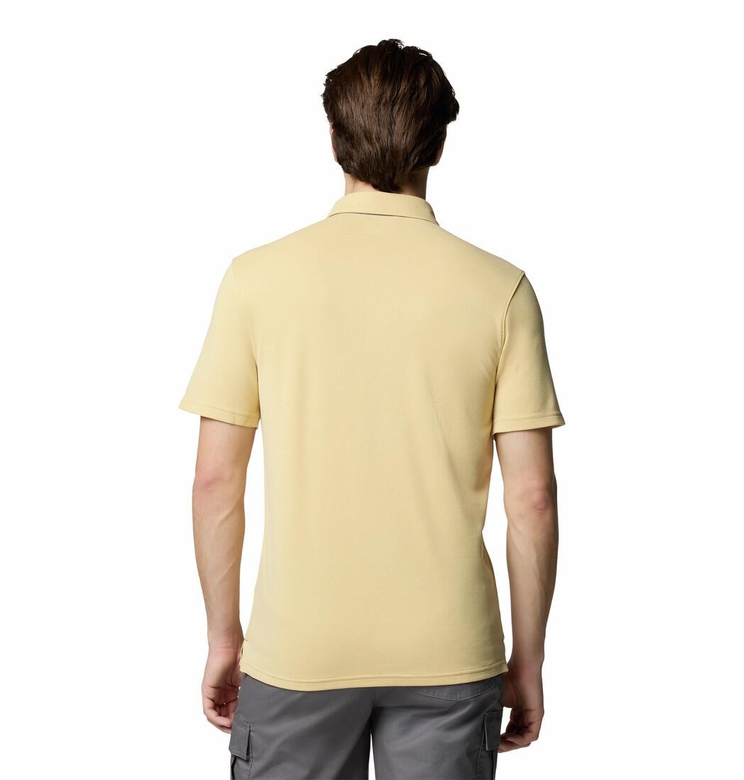 Polo manches courtes Columbia Nelson Point jaune 2/5