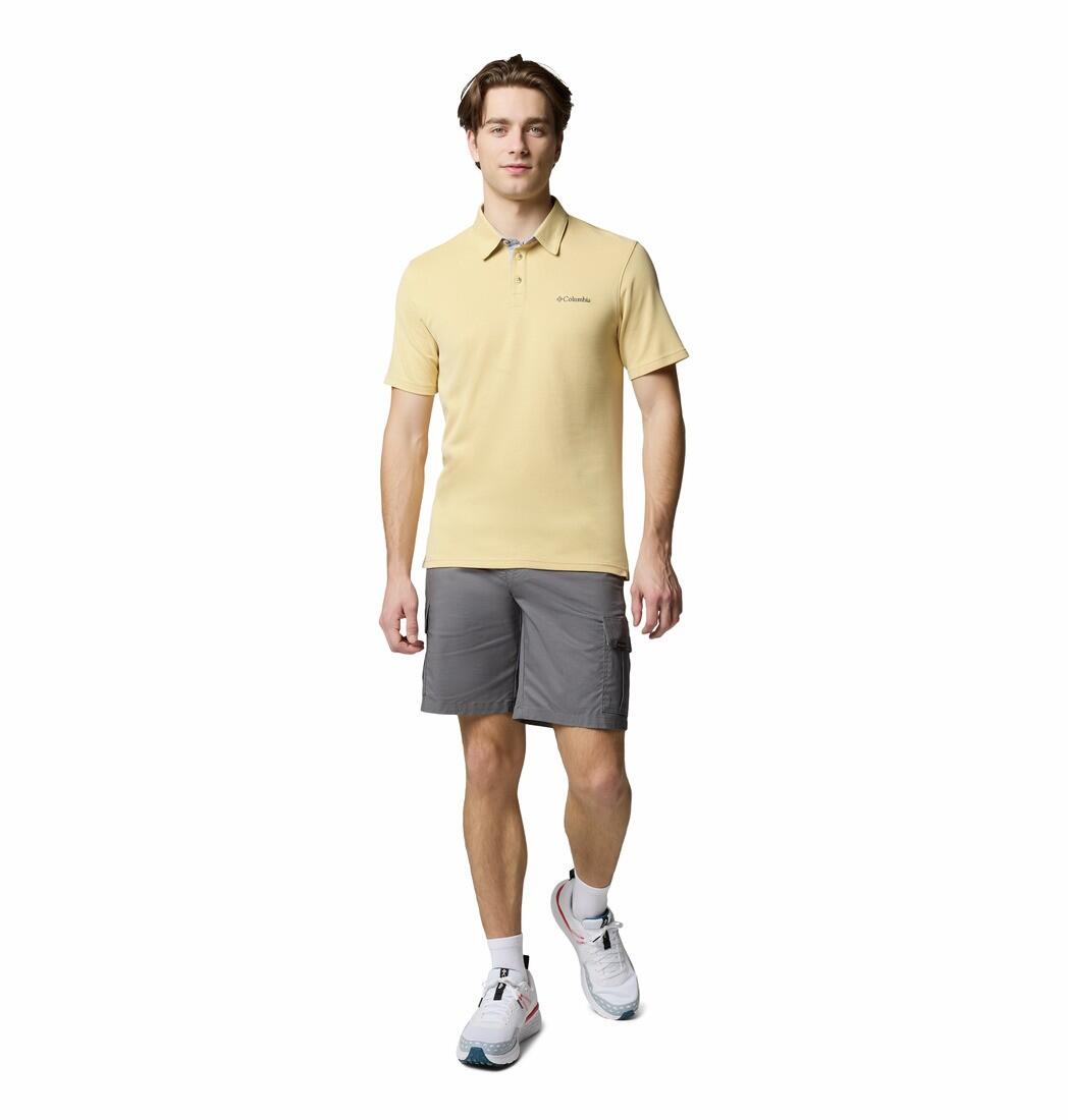 Polo manches courtes Columbia Nelson Point jaune 5/5