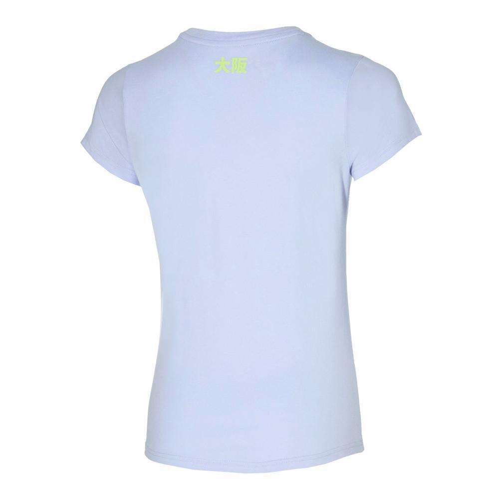 T-shirt Bleu Femme technique Mizuno Athletic K2GA2202-03 2/2
