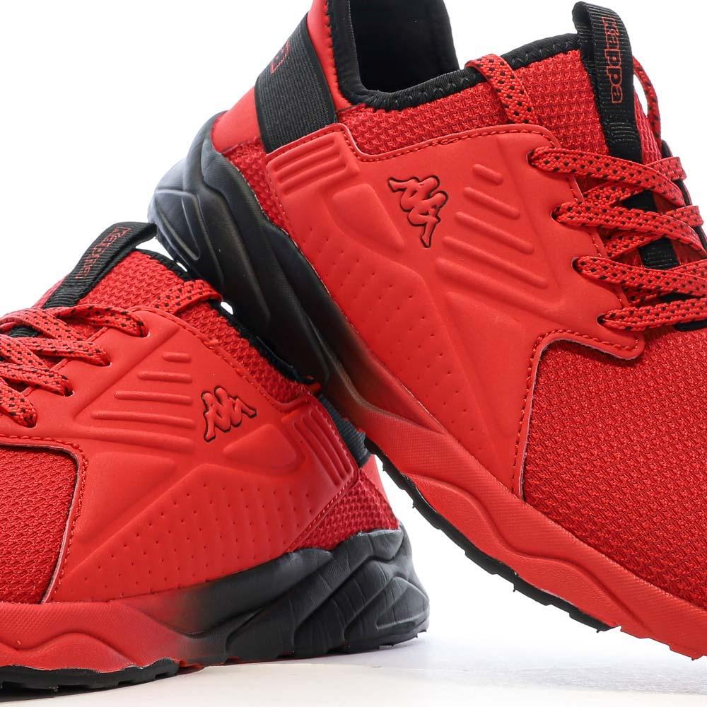 Zapatillas Kappa San Puerto con Cordones para Niño Negras/Rojas 7/7