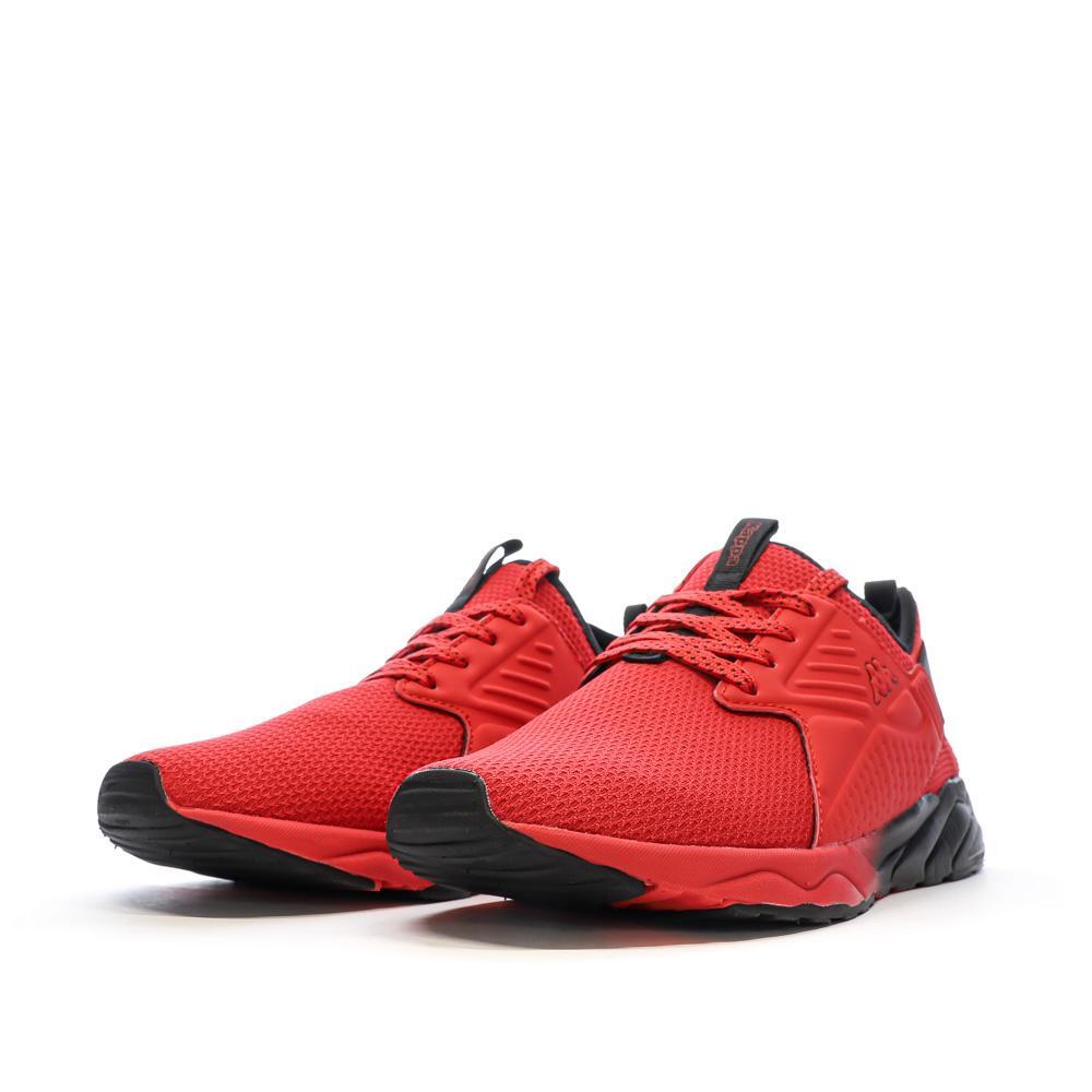 Zapatillas Kappa San Puerto con Cordones para Niño Negras/Rojas 6/7