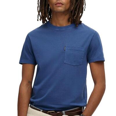 T-shirt met essentiële gewassen zak