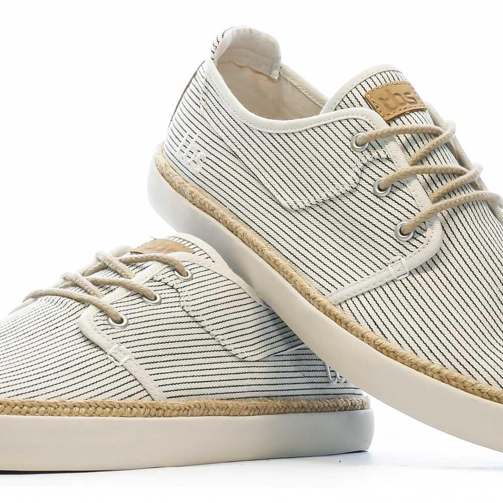 Zapatillas Lona Beige/Azul Marino Hombre TBS RUKKWAI 7/7