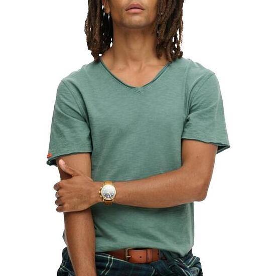 Camiseta Verde de Hombre Superdry Raw