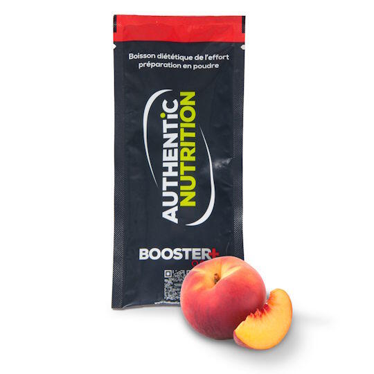 Boisson énergétique isotonique - Sachet Booster+ 40 gr Pêche