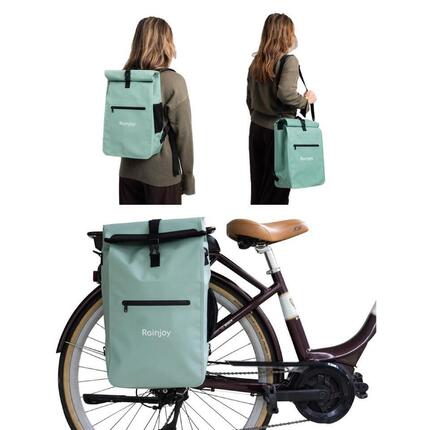 Wodoodporny plecak rowerowy 3w1 – plecak, sakwa na bagażnik i torba na ramię