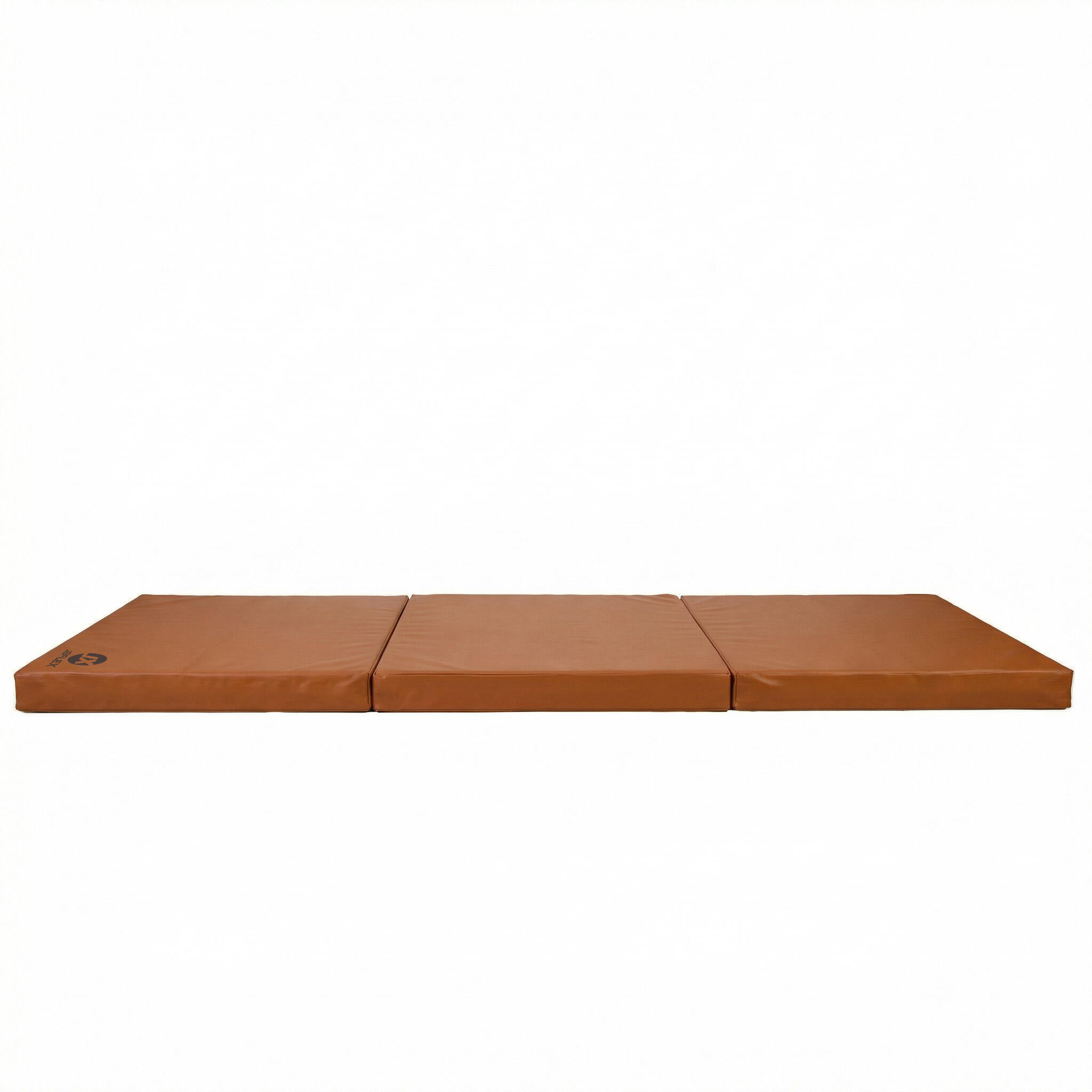 Jeflex Tappetino ginnastica pieghevole 180x60x6 cm marrone morbido 3/7