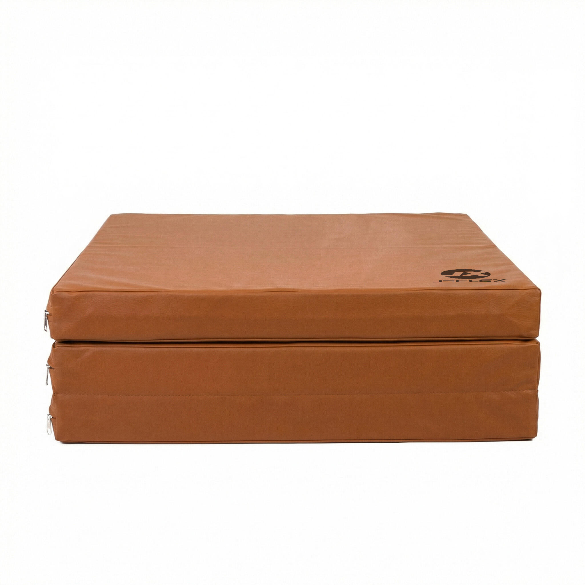 Jeflex Tappetino ginnastica pieghevole 180x60x6 cm marrone morbido 5/7