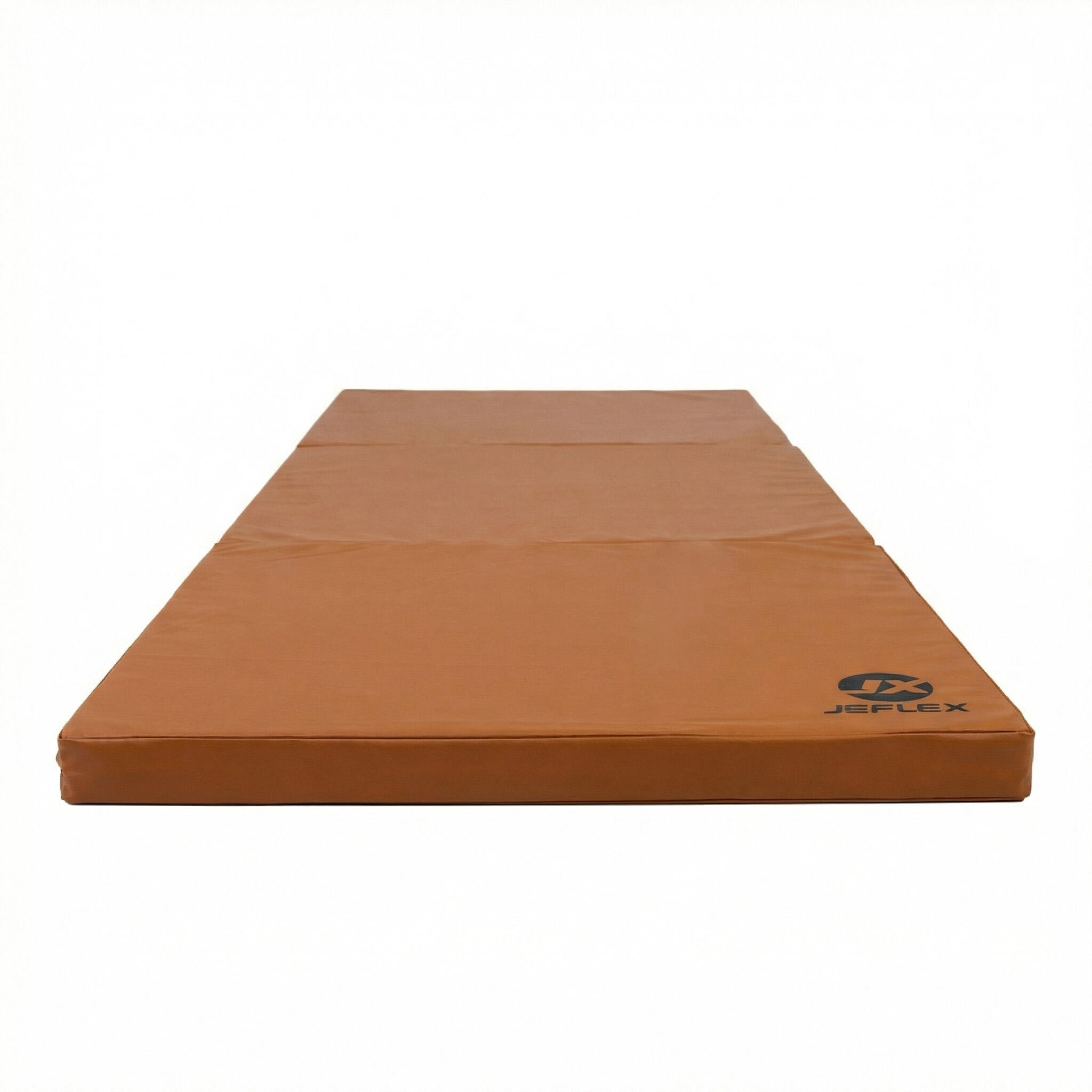 Jeflex Tappetino ginnastica pieghevole 180x60x6 cm marrone morbido 4/7