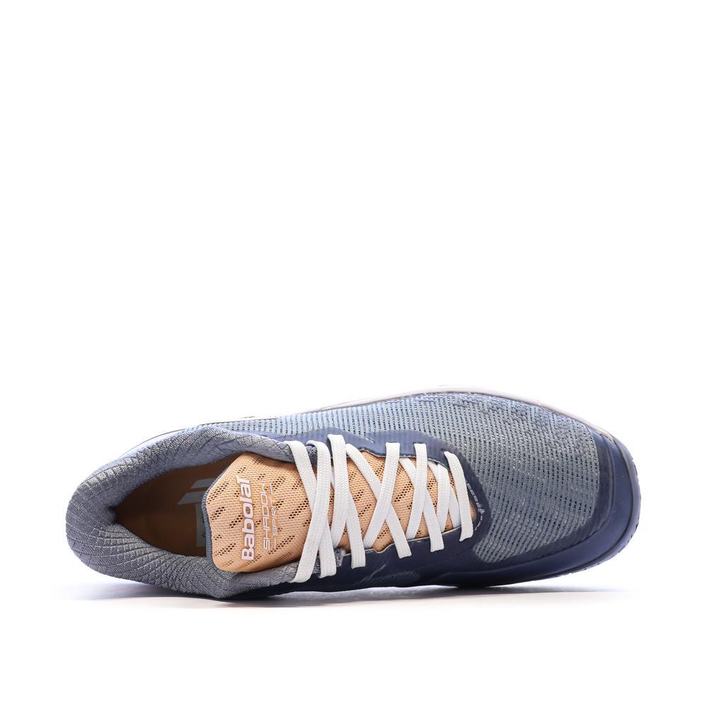 Chaussures de Badminton Bleu/Orange Femme Babolat Shadow Spirit 2 4/7