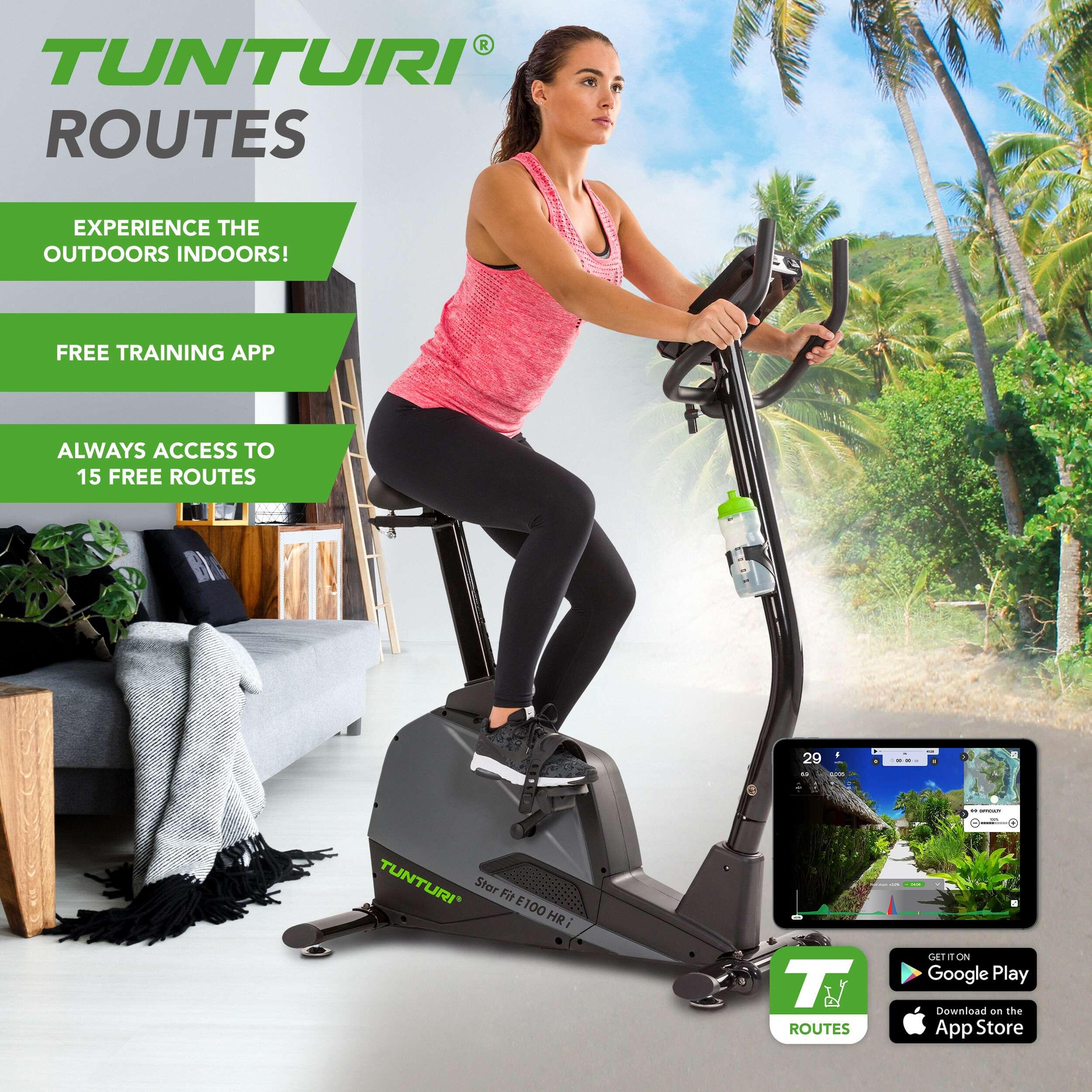 Vélo d'appartement - Star Fit E100 HR i plus 2/7