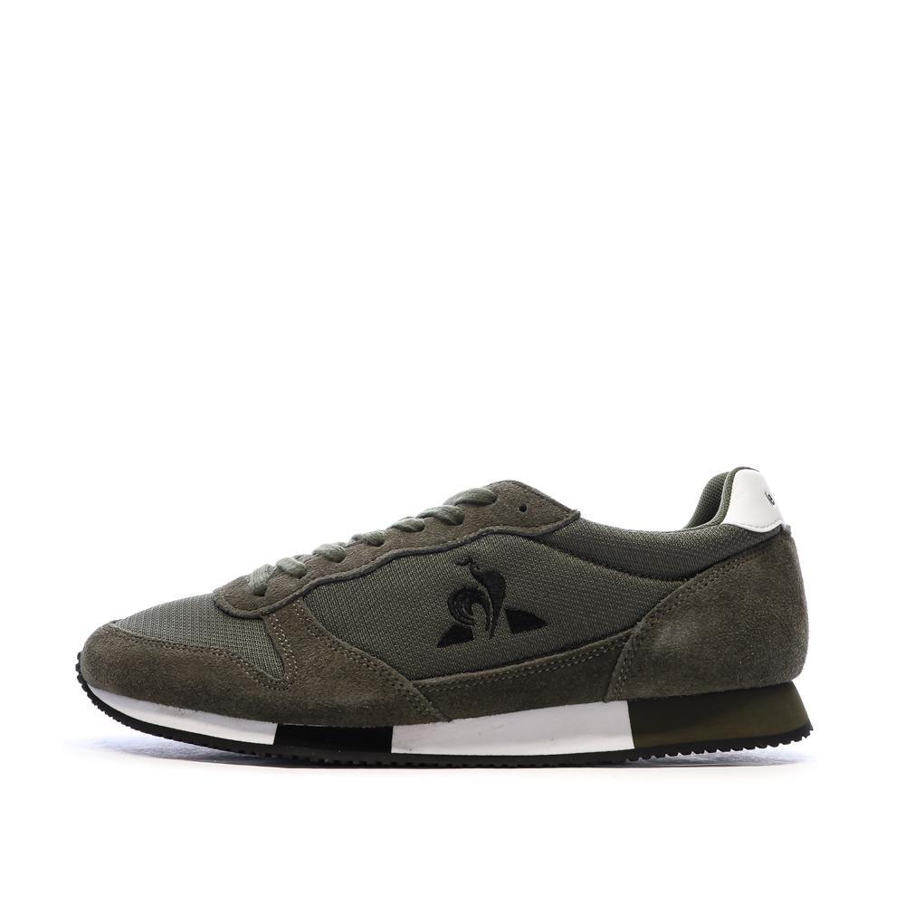 Men's Khaki Le Coq Sportif Alpha Trainers
