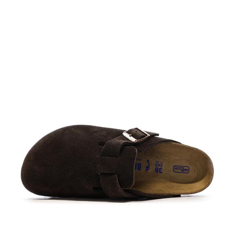 Boston Soft Footbed Suede Mocha