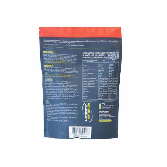 Boisson énergétique isotonique - Booster+ 500 gr Fruits Rouges 2/7