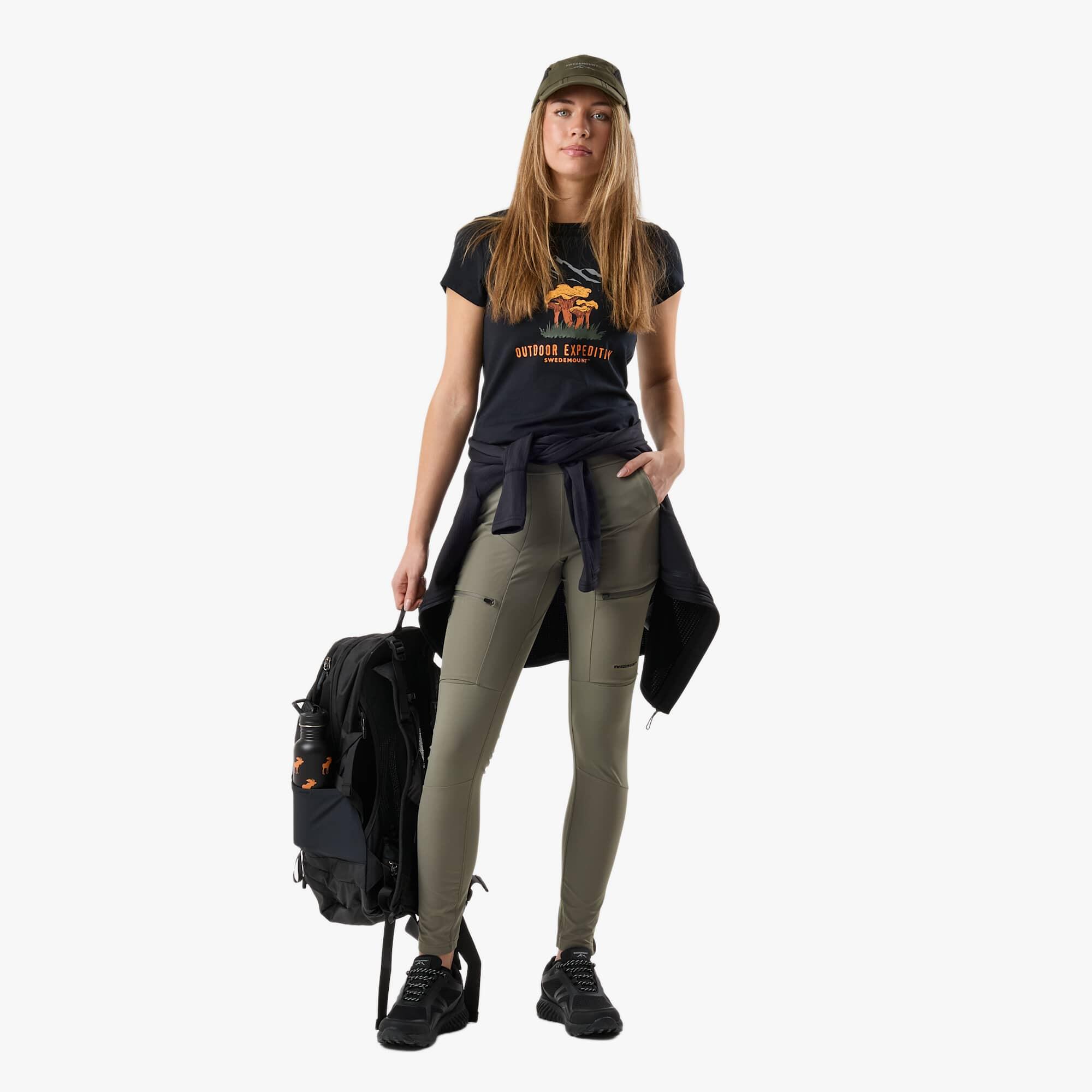 Women hiking outdoor pants water repellent breathable Trondheim Trekking Tights 3/7