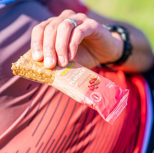 BARRE ENERGETIQUE Façon Flap Jack - Framboise 6/7