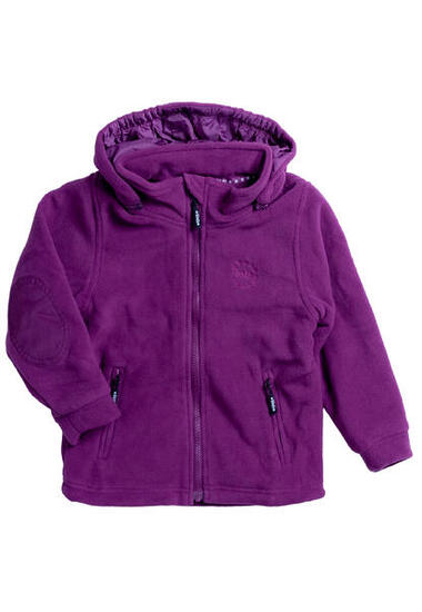 BMS Fleecejacke mit Kapuze und Windstopp Kinder