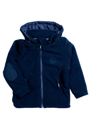BMS Fleecejacke mit Kapuze und Windstopp Kinder
