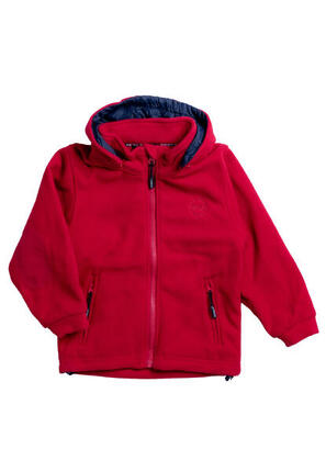 BMS Fleecejacke mit Kapuze und Windstopp Kinder
