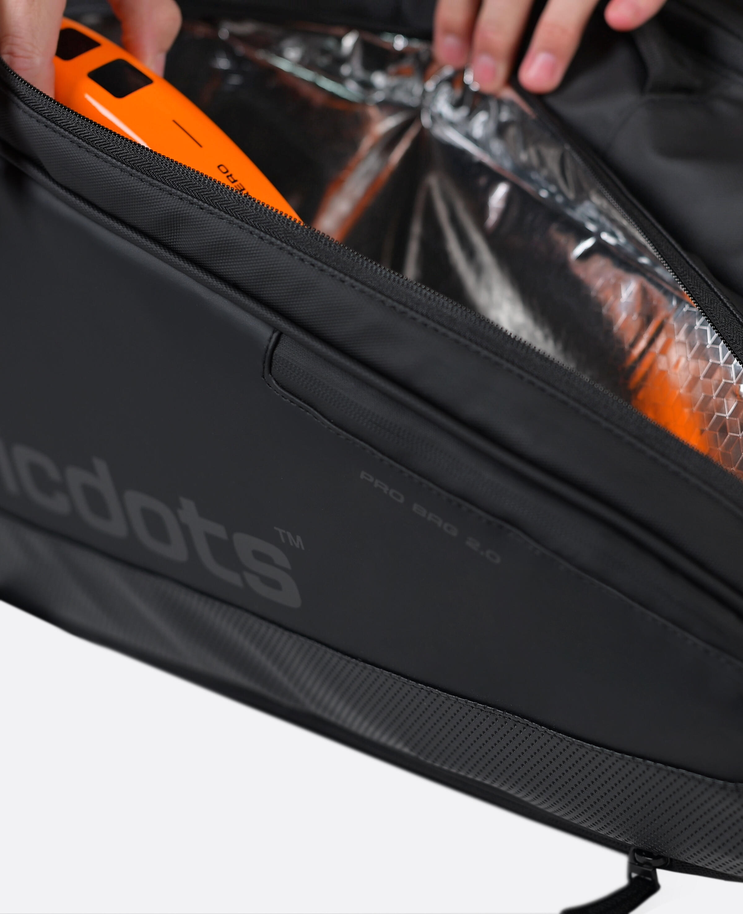 Padel-Tasche für Erwachsene PRO 2.0 - Stealth Black 6/6