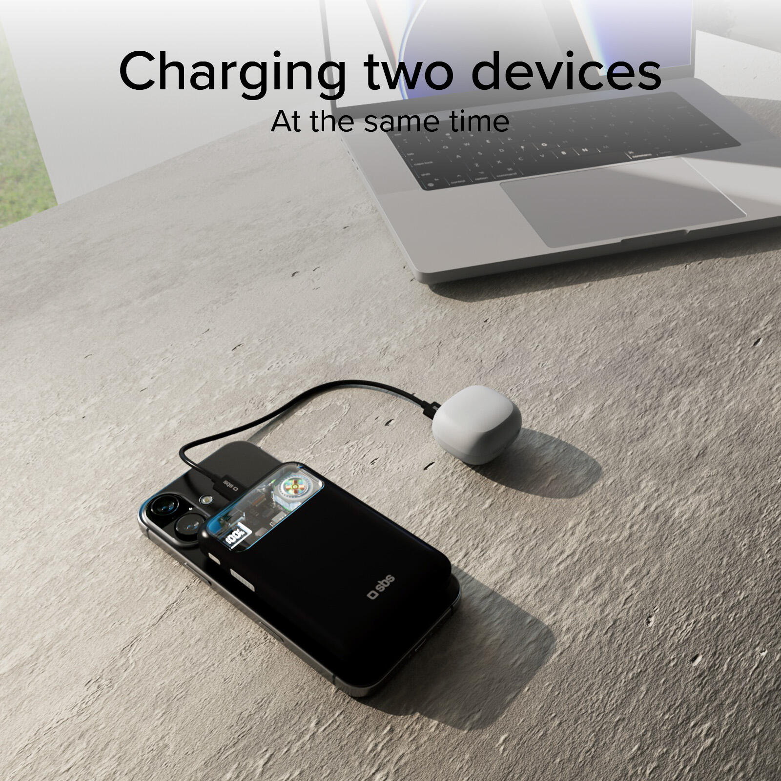 Power Bank sans fil de 10 000 mAh avec ventilateur de refroidissement 2/7