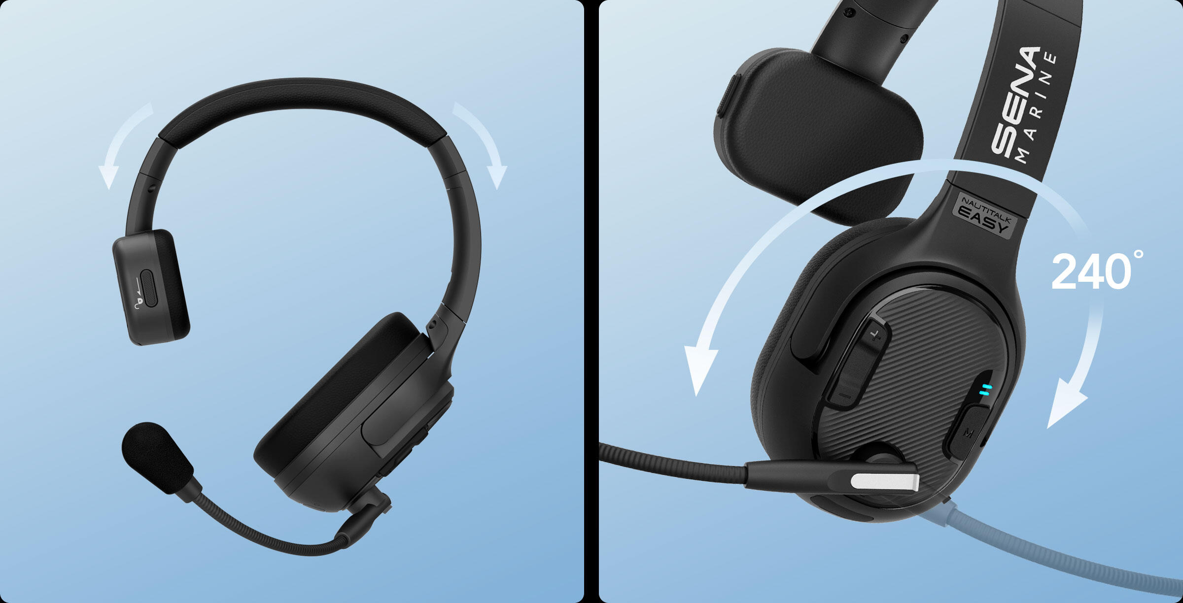 EASY NAUTITALK : Casque Intercom Mesh Mono oreille 2/4