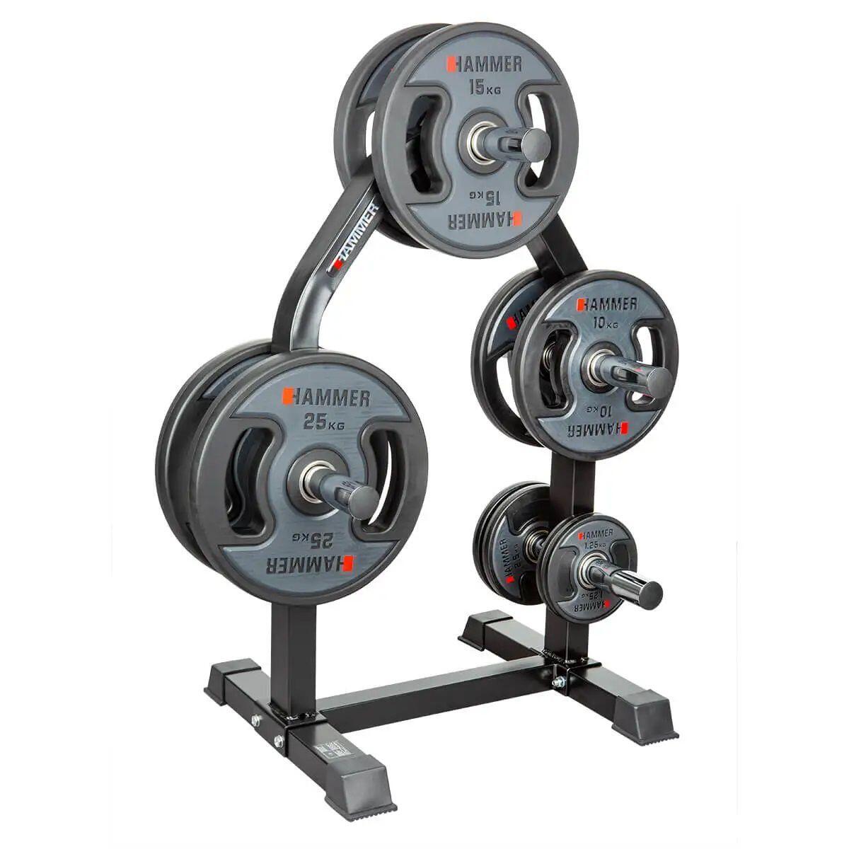 Soporte para discos olímpicos Rack 50mm Hammer 5/6