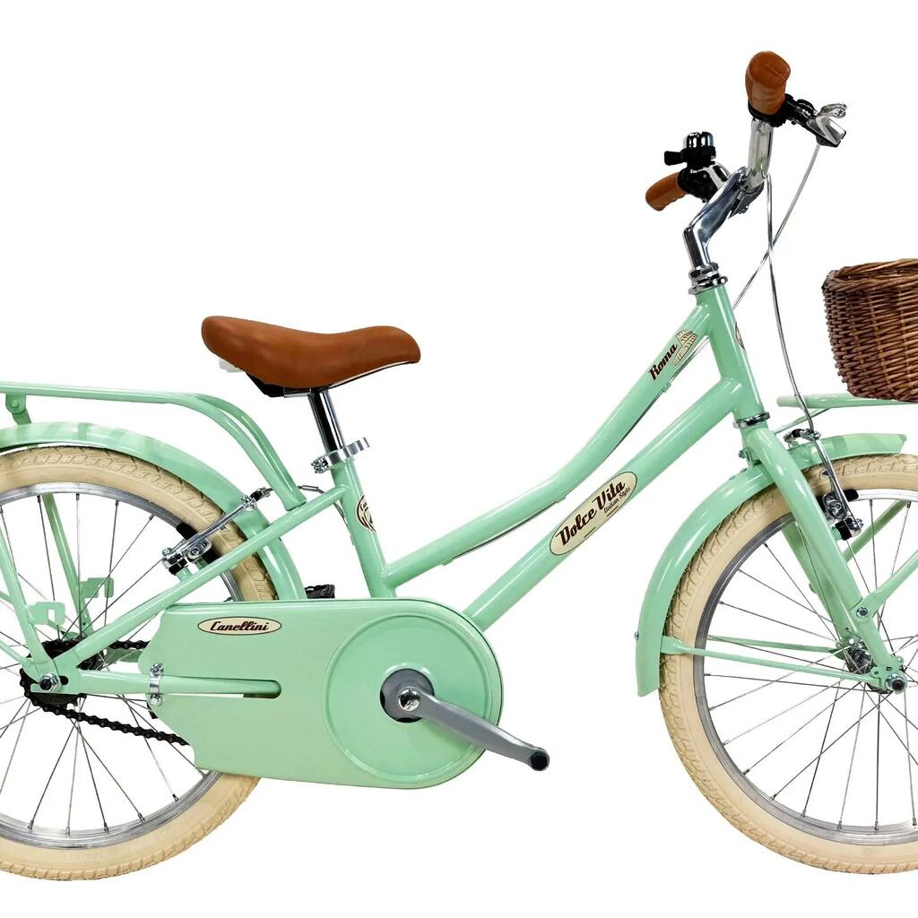 Girl's bike Dolce Vita by Canellini ROMA 20" 1 speed - Light green
