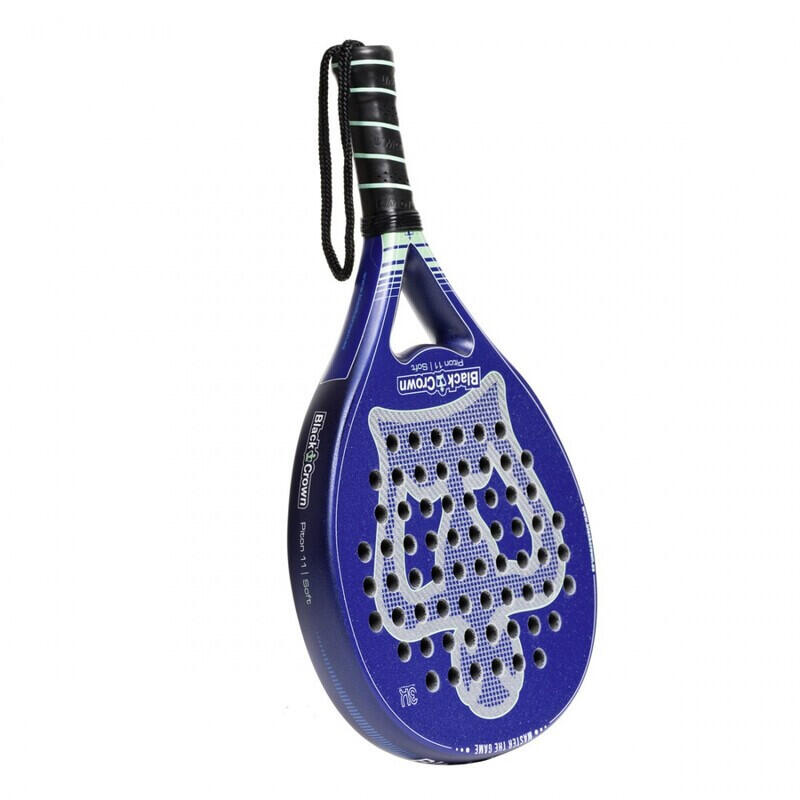 Black Crown Piton 11 azul macio raquete de padel adulto 3/3