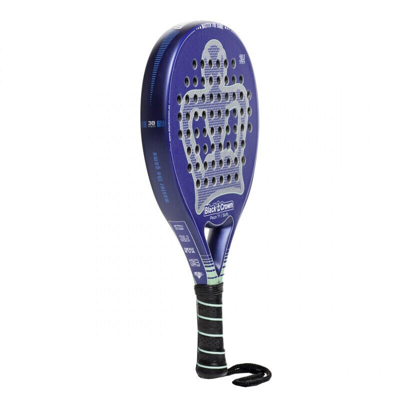 Black Crown Piton 11 azul macio raquete de padel adulto 2/3
