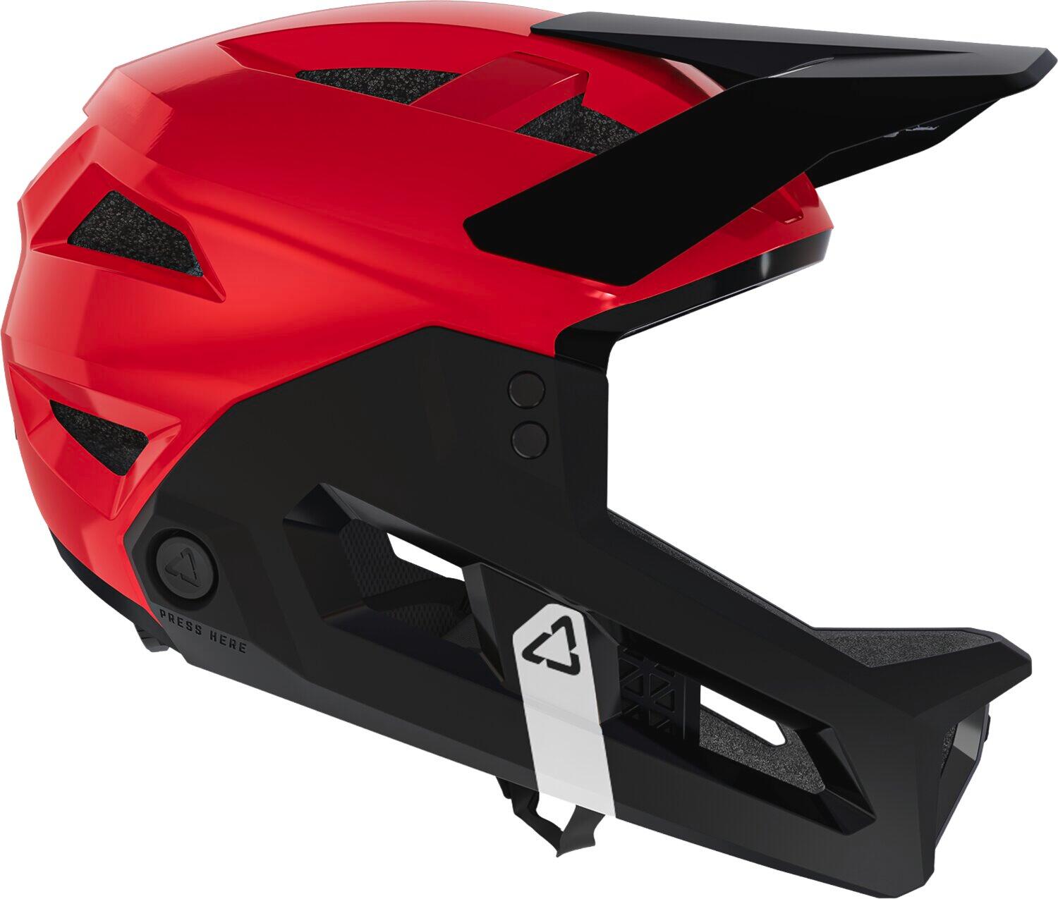 Capacete de queixo amovível Leatt Enduro 2.0 Vermelho Criança 3/6