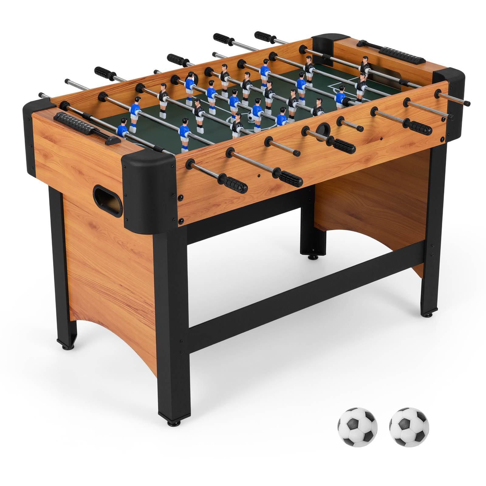 Costway Football Table 120CM Competition Full Size Soccer Game Table Set