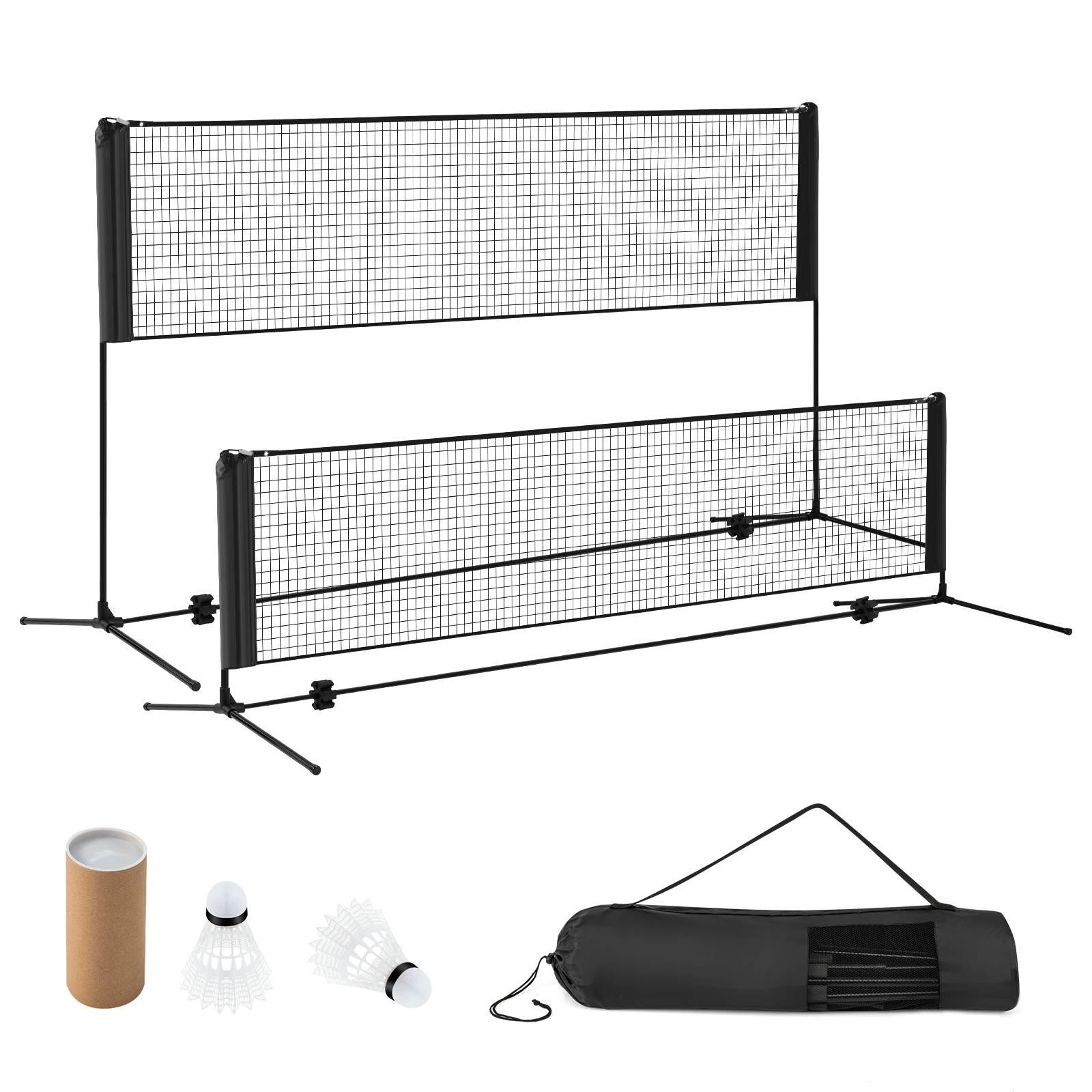 Costway Portable Badminton Tennis Net and Volleyball Kit for Outdoor Sports